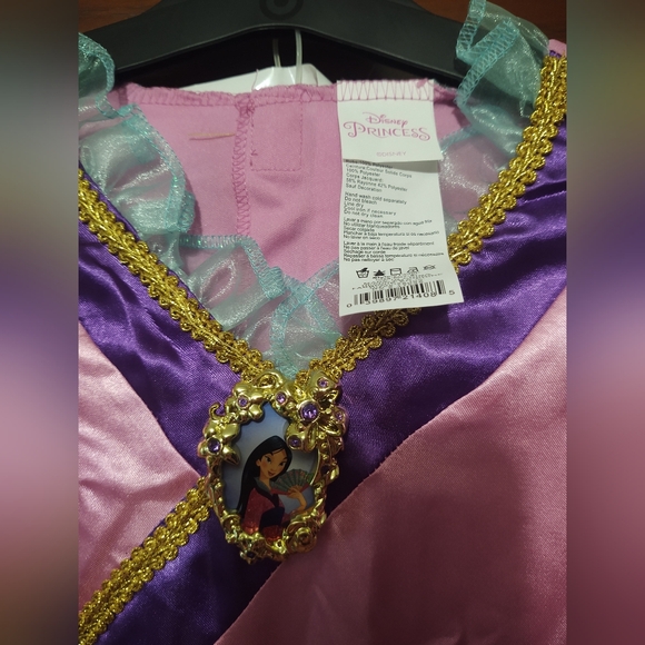 7/8 girls Mulan dress Disney princess - Picture 2 of 5